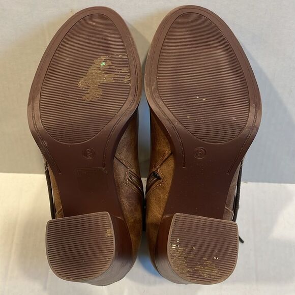 Dream‎ Pairs Lace Up Womens Boots Ankle Faux Leather Chicago-01 Sz 8 Brown - Picture 6 of 11